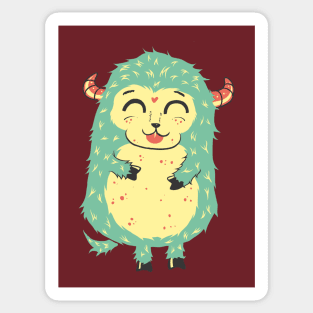 cute yeti cartoon Sticker